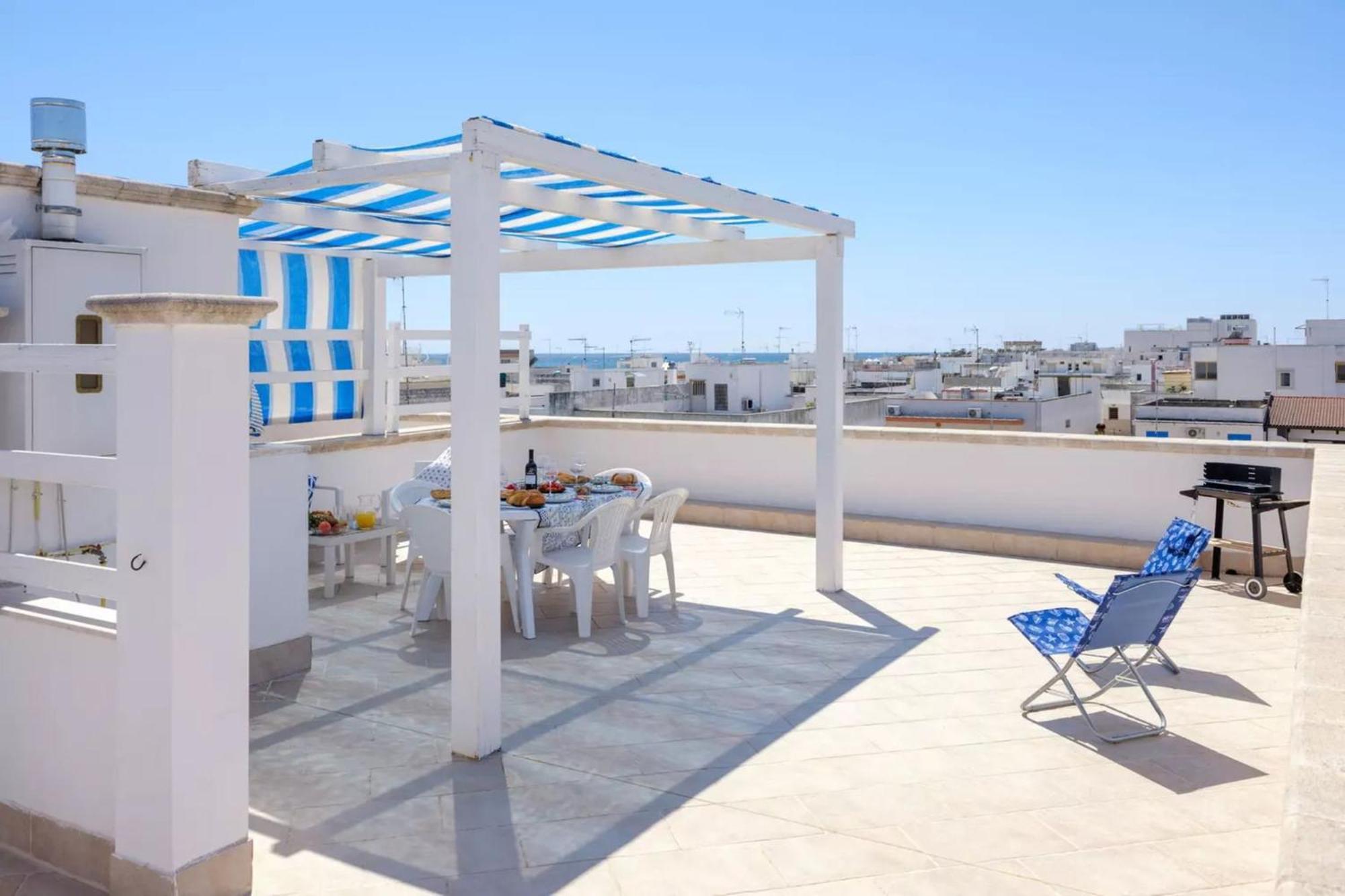 Emerald Residence Sleeps 12 With Sea View Porto Cesareo Exterior foto